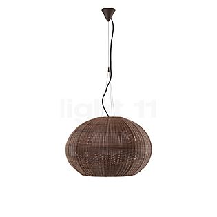 Bover Garota, lámpara de suspensión LED marrón - 72 cm