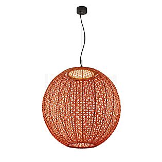 Bover Nans Sphere, lámpara de suspensión LED rojo - 80 cm