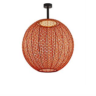 Bover Nans Sphere, lámpara de techo LED rojo - 80 cm
