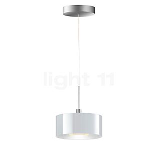 Bruck Cantara Suspension LED chrome mat/verre blanc - 19 cm , Vente d'entrepôt, neuf, emballage d'origine