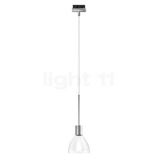 Bruck Silva Hanglamp LED voor Duolare Track - ø11 cm chroom mat, glas helder/opaal