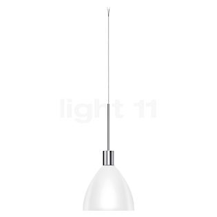 Bruck Silva Hanglamp LED voor Maximum Systeem - ø16 cm chroom glanzend, glas wit