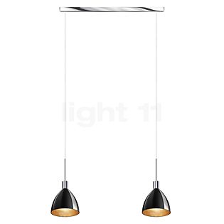 Bruck Silva, lámpara de suspensión LED Maximum 2 focos - ø16 cm