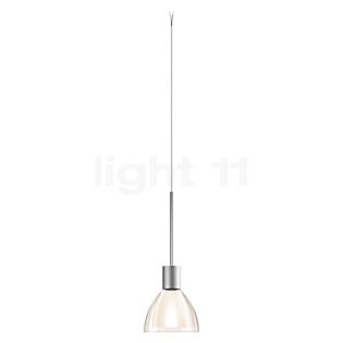 Bruck Silva, lámpara de suspensión LED para Maximum Sistema - ø11 cm cromo mate/vidrio ahumado