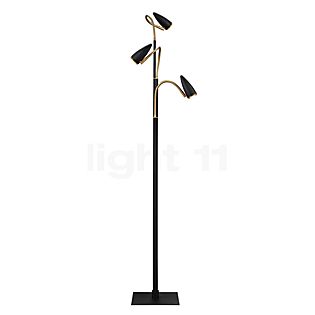 Catellani & Smith CicloItalia Flex F3, lámpara de pie negro/latón