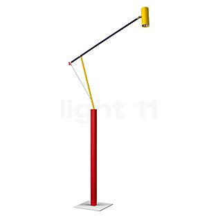 Catellani & Smith Ettorino F, lámpara de pie LED colorido