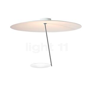 Catellani & Smith Lederam C, lámpara de techo LED blanco/níquel/blanco - ø50 cm