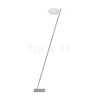 Catellani & Smith Lederam F0 Lampada da terra LED bianco/alluminio satinato