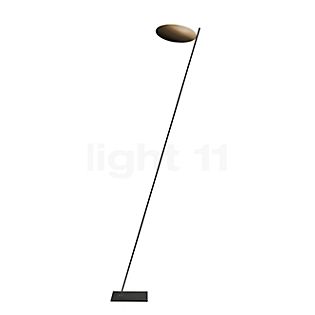 Catellani & Smith Lederam F0, lámpara de pie LED latón/negro