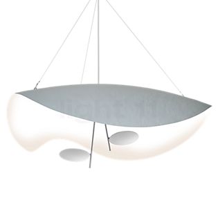 Catellani & Smith Lederam Manta Lampada a sospensione LED bianco/nichel/bianco - ø100 cm