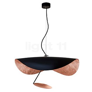 Catellani & Smith Lederam Manta Pendant Light LED copper/black/black-copper - ø60 cm