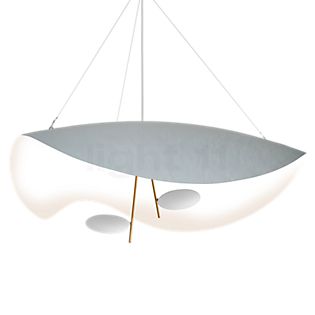 Catellani & Smith Lederam Manta Suspension LED blanc/doré/blanc - ø100 cm