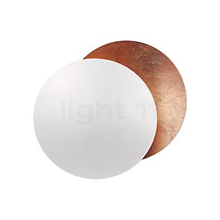 Catellani & Smith Lederam W Wall Light LED white/copper - ø17 cm