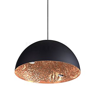 Catellani & Smith Stchu-Moon 02, lámpara de suspensión LED negro/cobre - ø100 cm