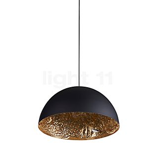 Catellani & Smith Stchu-Moon 02, lámpara de suspensión LED negro/dorado - ø60 cm