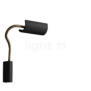 Catellani & Smith U. W Flex Lampada da parete LED nero/ottone