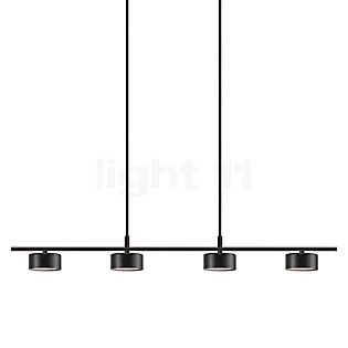 Clyde Hanglamp LED 4-lichts - lineair zwart