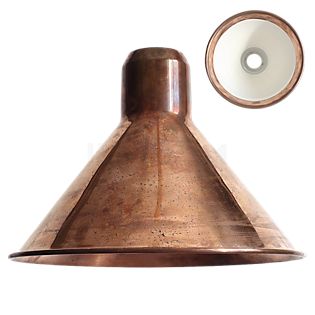 DCW Abat-jour Lampe Gras XL conique cuivre brut/blanc , Vente d'entrepôt, neuf, emballage d'origine