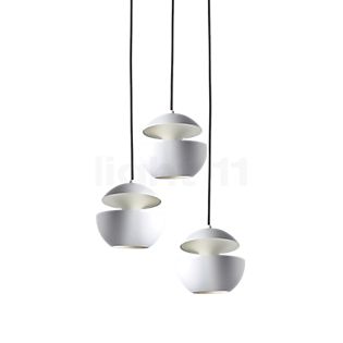DCW Here Comes the Sun mini Cluster Hanglamp 3-lichts rond wit
