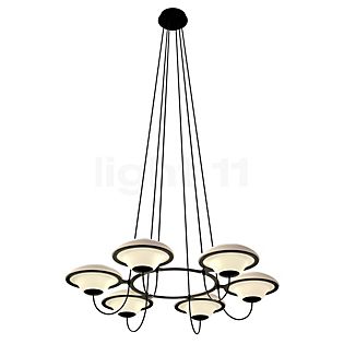 DCW In the Air Chandelier 6 lamps opal