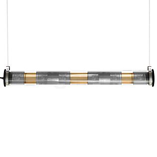 DCW In the Tube Lampada a sospensione riflettore dorato/griglia argento - 132 cm