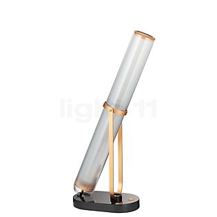 DCW La Lampe Frechin, lámpara de sobremesa LED negro/dorado