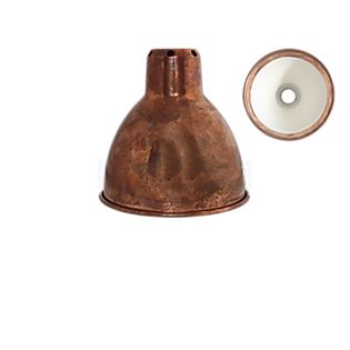 DCW Lampe Gras Lampshade L round copper raw/white , Warehouse sale, as new, original packaging