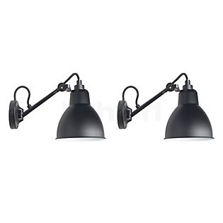 DCW Lampe Gras No 104 lot de 2 noir/noir - sans interrupteur