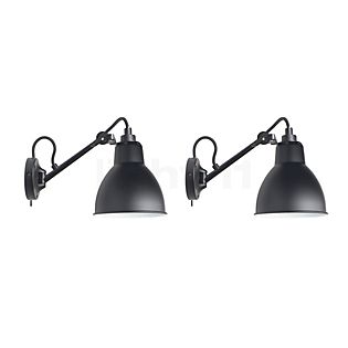 DCW Lampe Gras No 104 set of 2 black/black - with switch