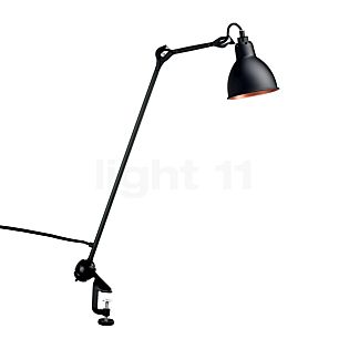 DCW Lampe Gras No 201 Klemlamp zwart rond zwart/koper
