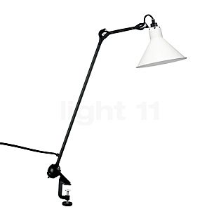 DCW Lampe Gras No 201 Lampada con morsetto a vite conica, nera bianco