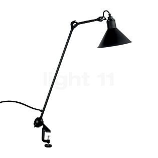DCW Lampe Gras No 201 Lampada con morsetto a vite conica, nera nero