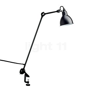 DCW Lampe Gras No 201, lámpara con pinza negra redonda negro
