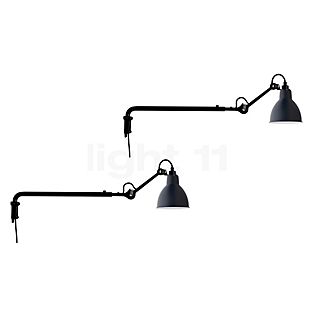 DCW Lampe Gras No 203 set of 2 black/blue - without switch