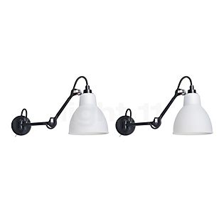 DCW Lampe Gras No 204 set of 2 black/polycarbonate - 20 cm - with switch