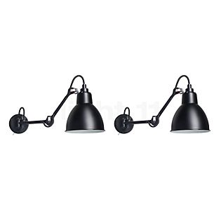 DCW Lampe Gras No 204 set van 2 zwart/zwart - 20 cm - met schakelaar , uitloopartikelen