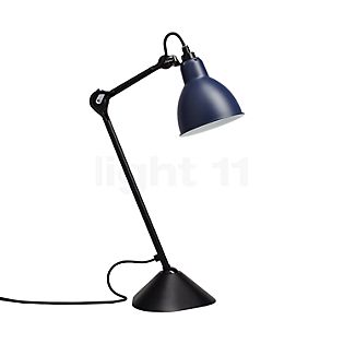 DCW Lampe Gras No 205 Lampada da tavolo nera blu