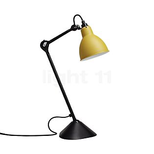 DCW Lampe Gras No 205 Lampe de table noire jaune