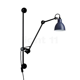 DCW Lampe Gras No 210, lámpara de pared azul