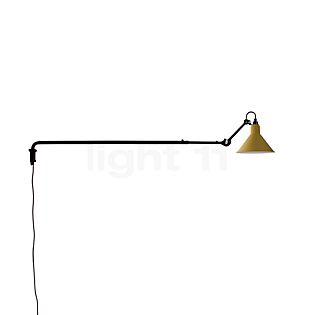DCW Lampe Gras No 213, lámpara de pared negra amarillo