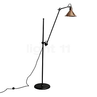 DCW Lampe Gras No 215, lámpara de pie, negro cobre rústico