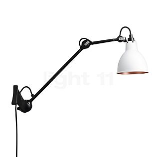 DCW Lampe Gras No 222 Applique noire blanc/cuivre