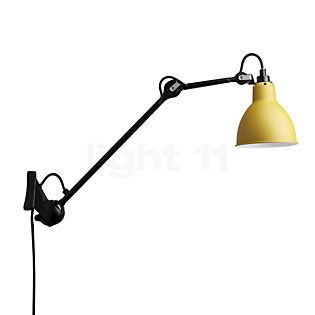 DCW Lampe Gras No 222, lámpara de pared negra amarillo