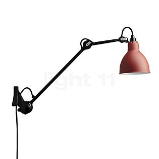 DCW Lampe Gras No 222, lámpara de pared negra rojo