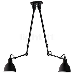 DCW Lampe Gras No 302 Double Plafonnier noir