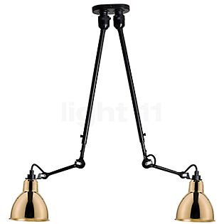 DCW Lampe Gras No 302 Double ceiling lamp brass