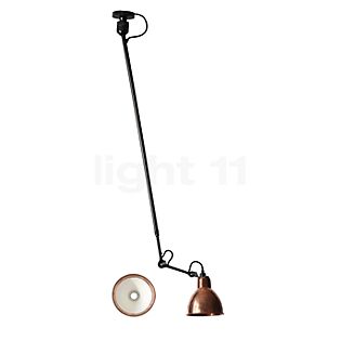 DCW Lampe Gras No 302 L Suspension cuivre brut/blanc
