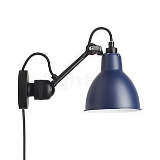 DCW Lampe Gras No 304 CA Applique noire bleu