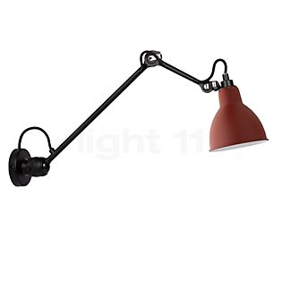 DCW Lampe Gras No 304 L 40, lámpara de pared negra rojo