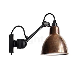 DCW Lampe Gras No 304 SW, lámpara de pared negra cobre rústico/blanco